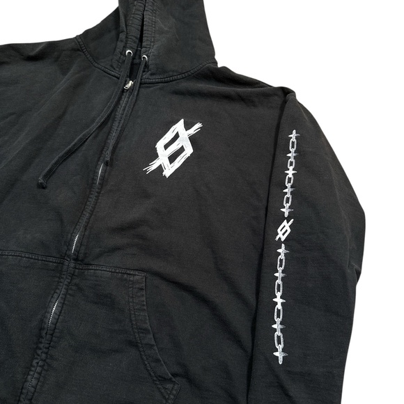 Set It Off Deathless Tour 2024 Rock Band Music Full Zip Hoodie Mens 2XL - Picture 3 of 9